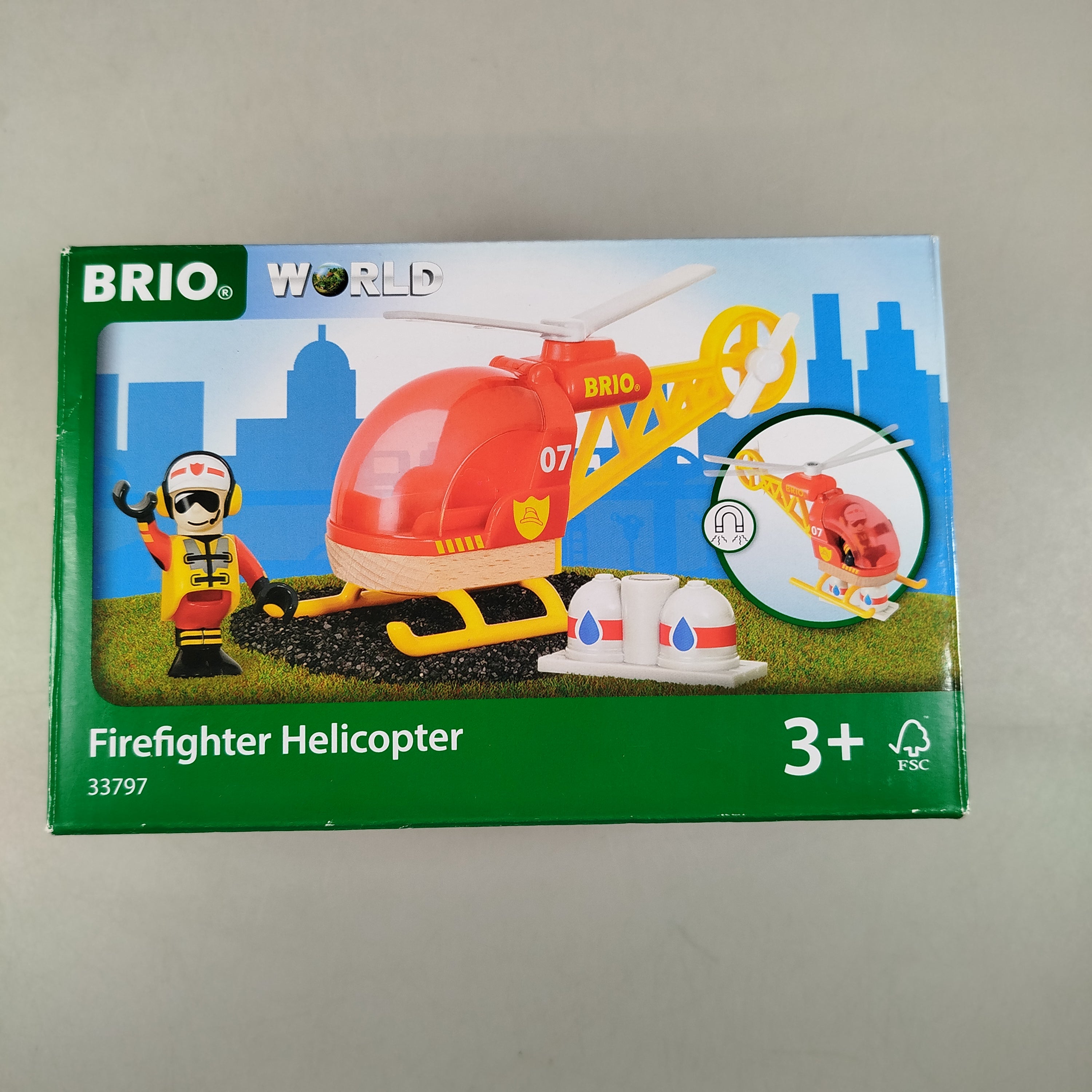 BRIO Feuerwehr Helikopter 🚁, gebraucht, ab 3 4 5 Jahre | ✅ geprüft